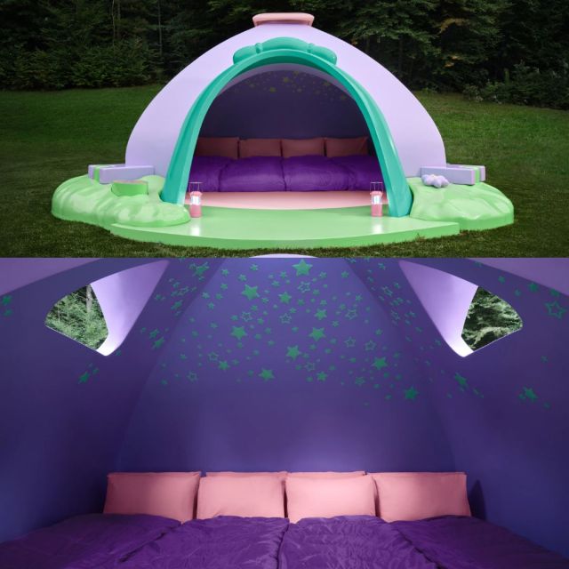 Airbnb Polly Pocket Sleeping Tent