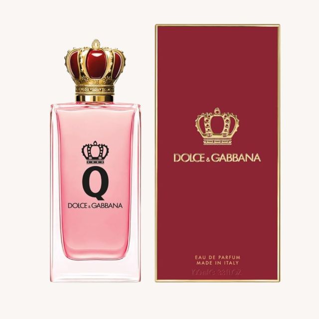 bottle and box of Dolce & Gabbana Q Perfume