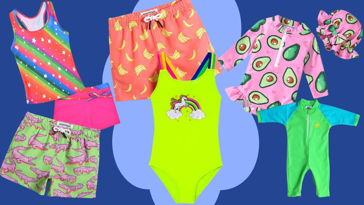 The Best Kids' Swimsuits on Amazon in the Safest Colors