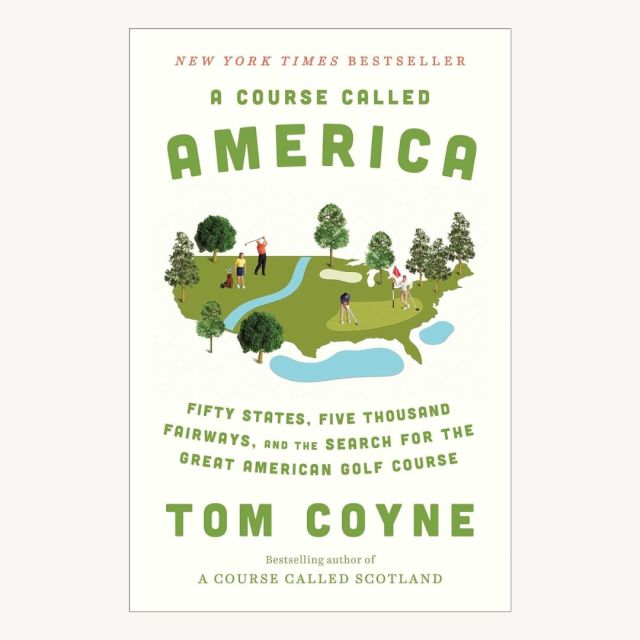 golf book cover, a course called america