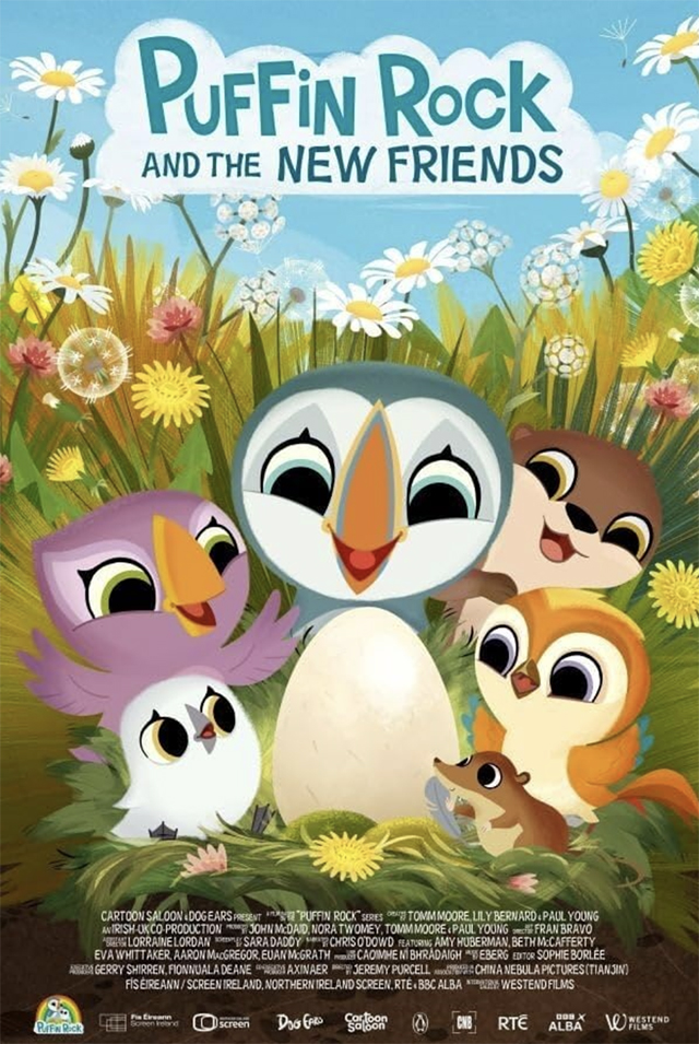 Puffin Rock and the New Friends is one of the best movies for toddlers