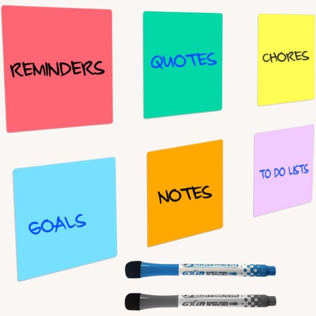 reusable dry erase sticky notes