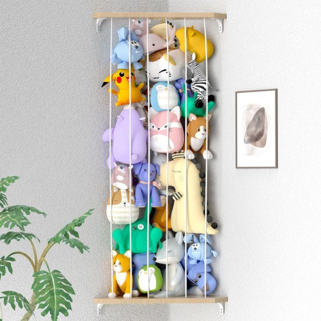 corner hanging plush toy storage