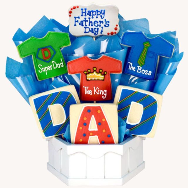 dad t-shirt designed cookie bundle