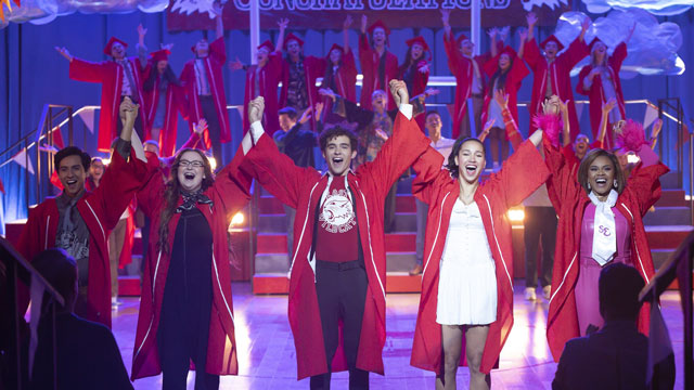 Production still from High School Musical: The Musical: The Series