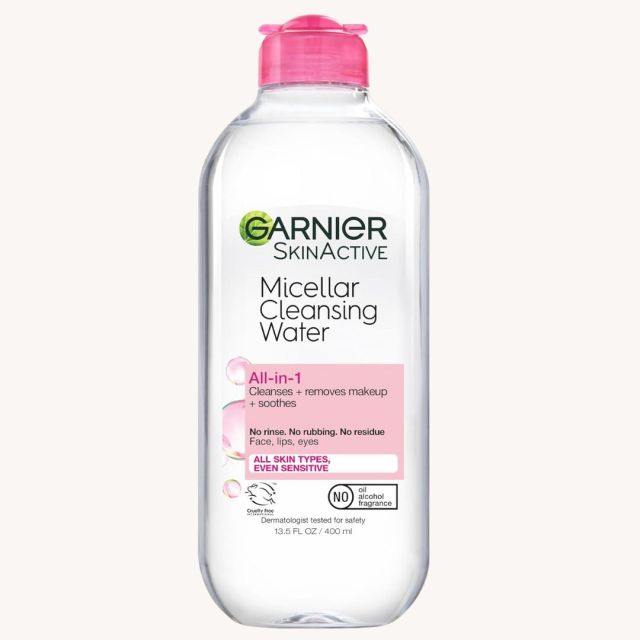 bottle of makeup remover