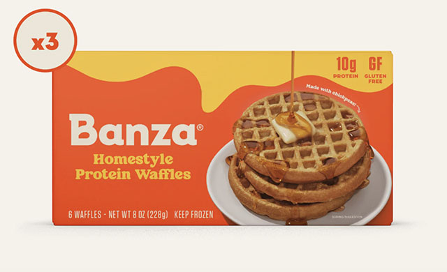 Banza Protein Waffles are one of the best options for breakfast on the go