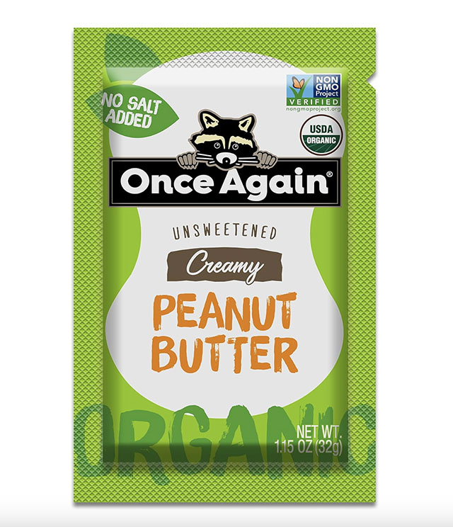 Once Again Peanut Butter packets are one of the best options for breakfast on the go