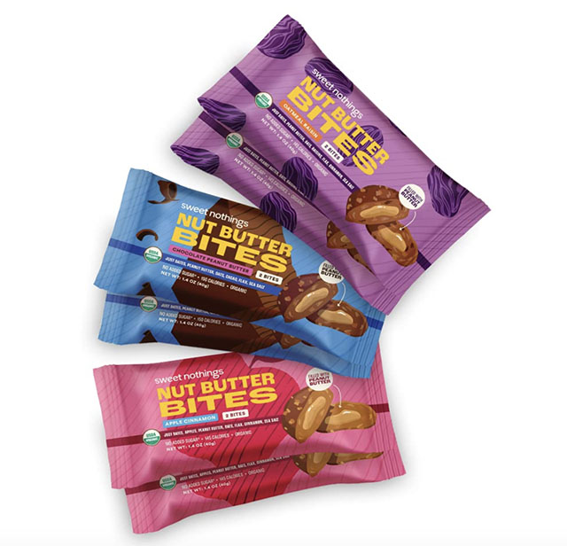 Sweet Nothings Nut Butter Bites are one of the best options for breakfast on the go