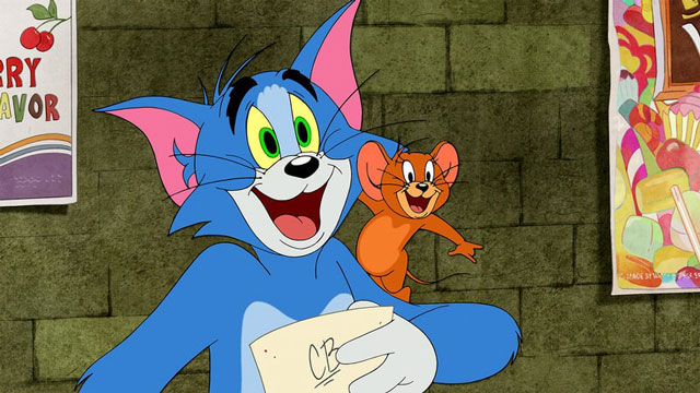 production still from Tom and Jerry
