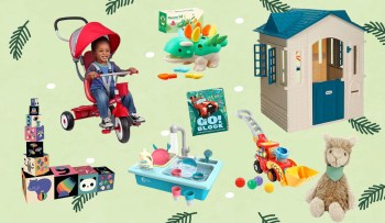 a collage of gifts for toddlers