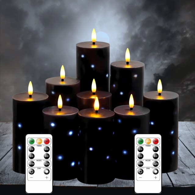Amazon Halloween Decorations Black Candles