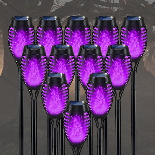 Amazon Halloween Decorations purple flame torches