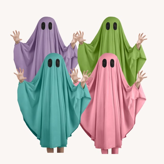 Kids Halloween Costumes Colorful Ghost