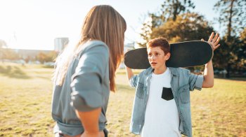 a picture of a mom dealing with teenage anger