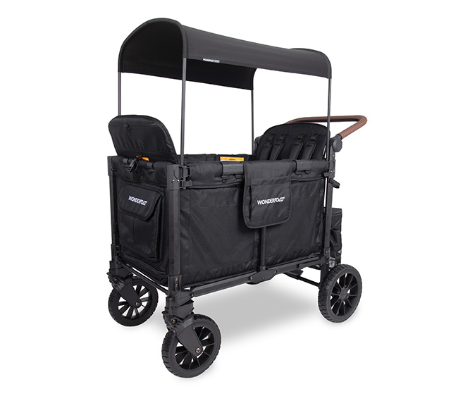 The WonderFold Luxe Quad Stroller Wagon is one of the best gifts for toddlers