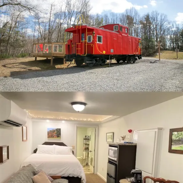 train caboose airbnb