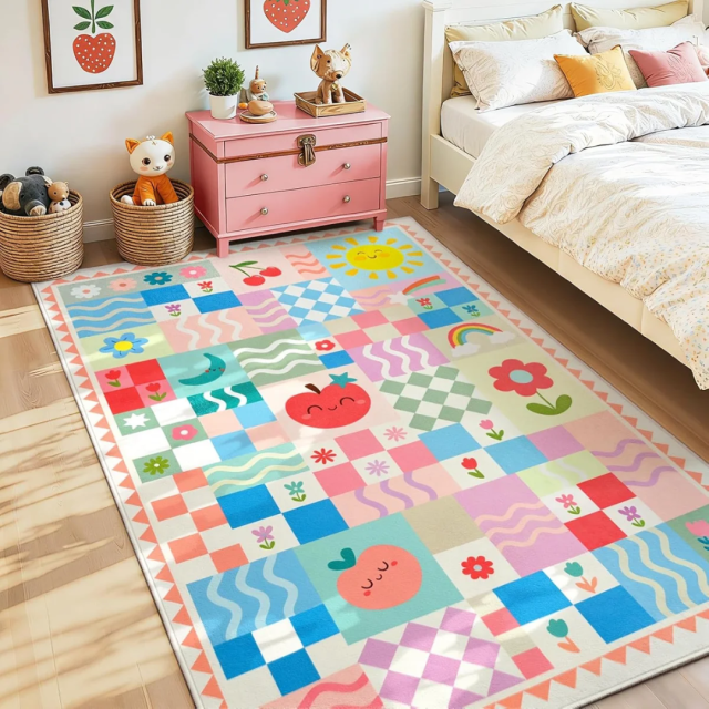 Kids' Rugs wayfair fruit rug