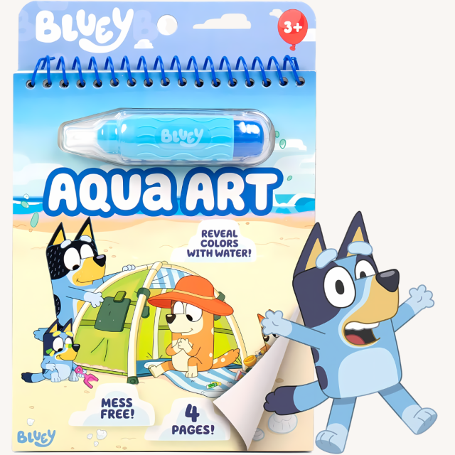 Easter Basket Fillers Bluey Aqua Art