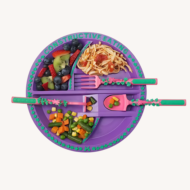 Easter Basket Fillers Fairy Garden Plate and Utensils