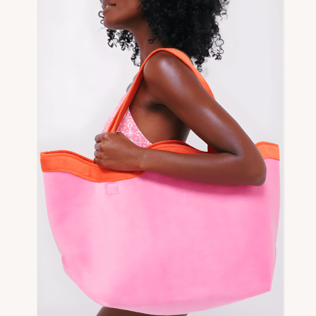 Mother's Day Gift Ideas Tuckernuck pink and orange tote