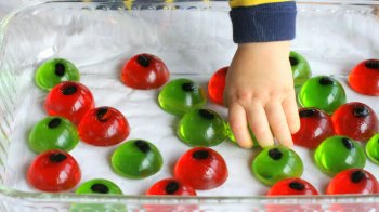 edible eyeballs are one of the most fun fall sensory activities for toddlers