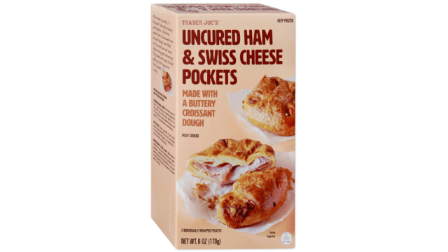 Trader Joe's ham and swiss breakfast pockets