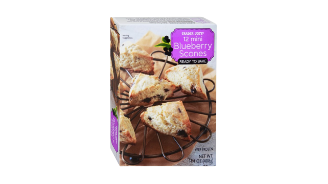 Mini blueberry scones from Trader Joe's