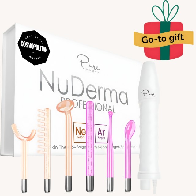 The Amazon Holiday Beauty Event Is Your Vanity’s New Favorite Sale 1 Amazon Holiday Beauty Event NuDerma wand