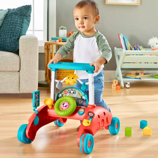 baby gift ideas Fisher-Price 2-Sided Steady Speed Walker