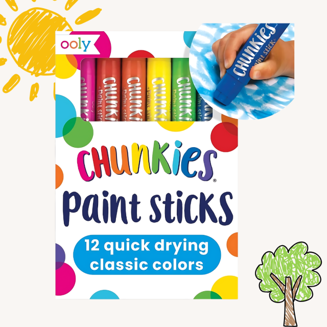 Best Toddler Gifts ooly chunkies paint sticks