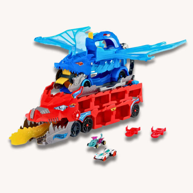 Gifts For Kids Hot Wheels Dragon Transporter