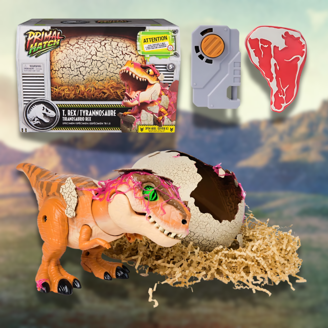 Gifts For Kids Jurassic World Primal Hatch Dino