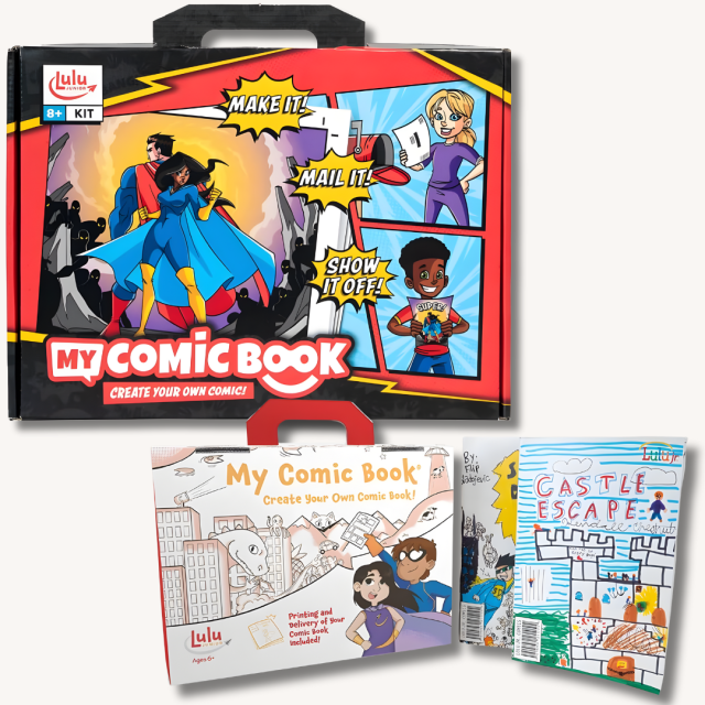 Gifts For Kids Lulu Jr. My Comic Book Making Kit