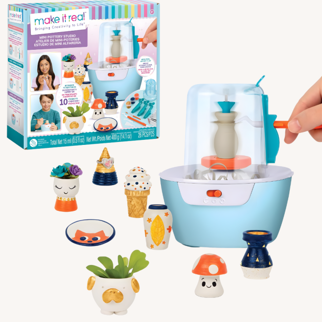 Gifts For Kids Make It Real Mini Pottery Studio