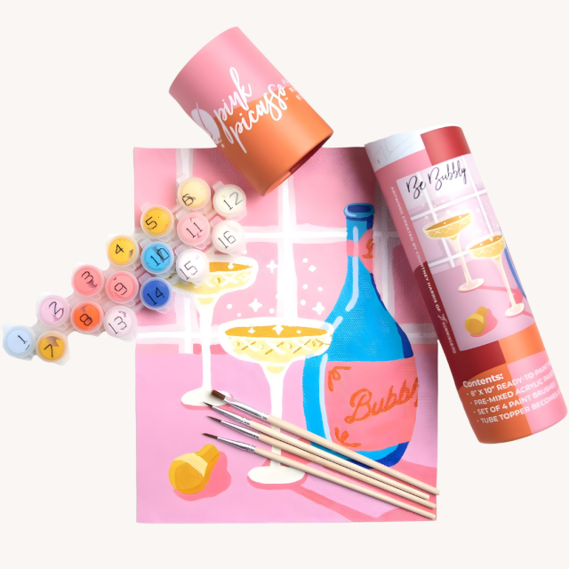 Gifts for Mom and Dad Pink Picasso Paint Set