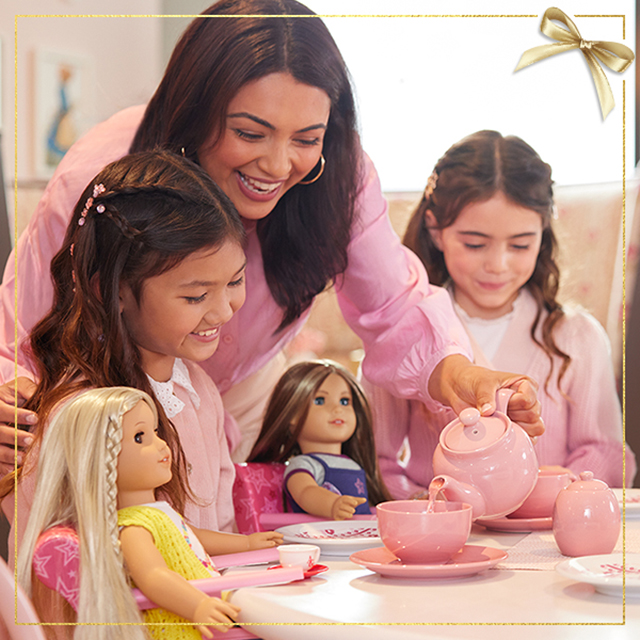 Holiday teatime at the American Girl Store is one of the best holiday events for families