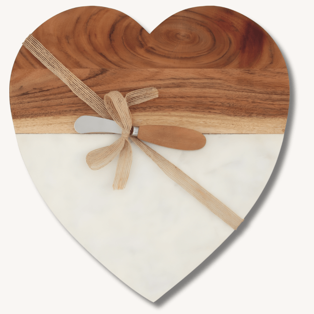 Valentine’s Day Gifts for Adults Heart Cheese Board
