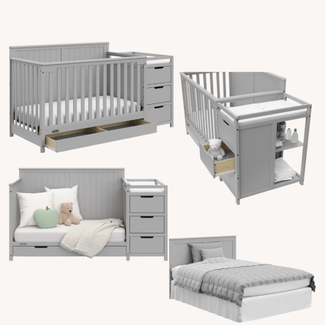 Nursery Must Haves 5-in-1 Convertible Crib