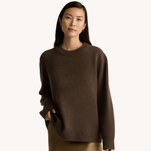 Fall wardrobe staples Quince oversized cashmere sweater